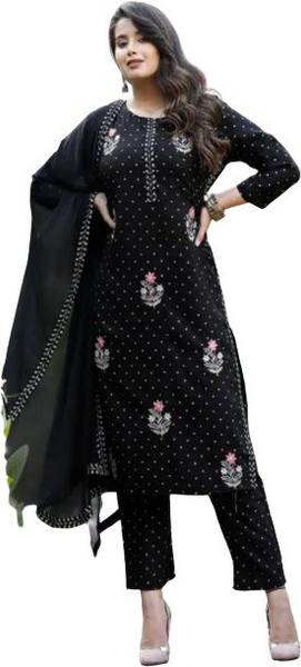 Shriradharani Women Self Design A-line Kurta