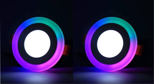 Hybrix LED Ceiling Panel Light 6 Watt (3+3) POP Down Light, Concealed Light Recessed Ceiling Lamp