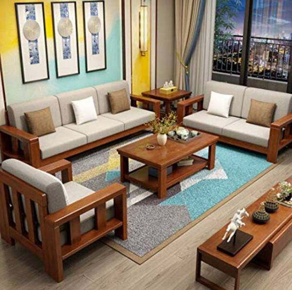 Six seater sales sofa set price