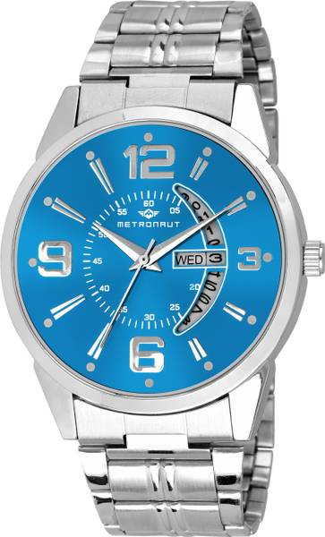 METRONAUT Basic Analog Watch for Men with Day and Date Display ...