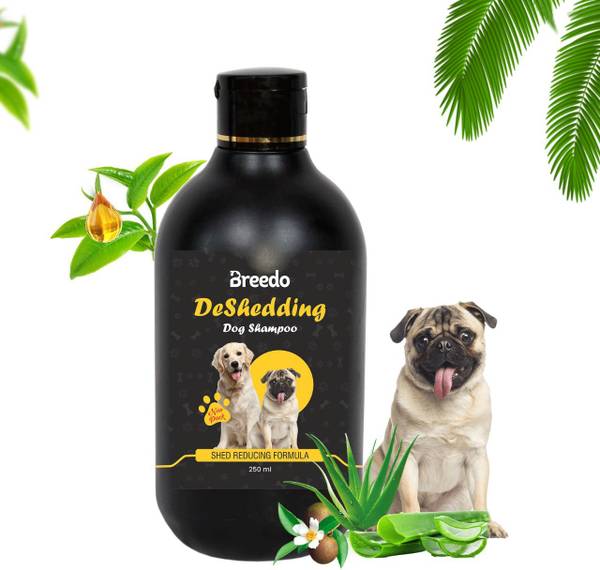 Breedo Dog Need Dog DeShedding Shampoo Conditioner (250 ml) Anti-Bacterial Allergy Relief, Conditioning, Anti-fungal, Anti-microbial, Anti-itching, An...