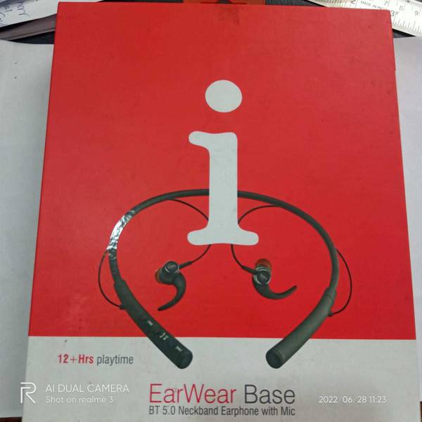 Iball earwear base 2025 bt 5.0 neckband earphone