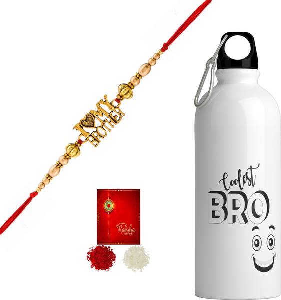 Poorak Designer PK_BT_RKCB_73818_BRO Gold Finish Bottle Set