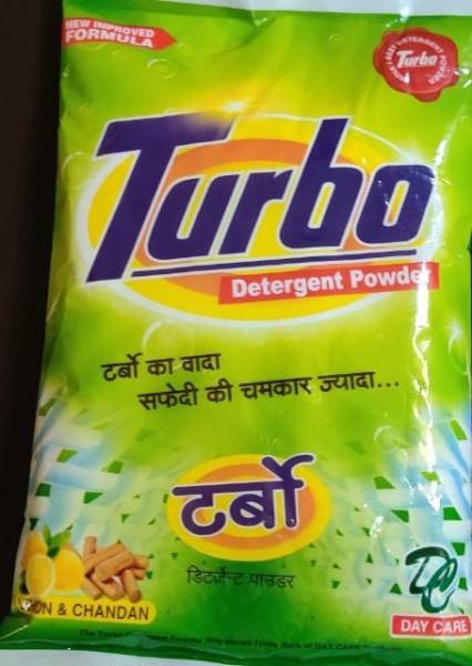 TURBO washing powder 1kg (lemon/chandan) Detergent Powder 1 kg
