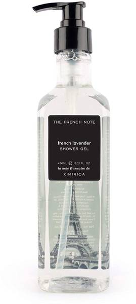 KIMIRICA The French Note Lavender Body Wash, Shower Gel 100% Vegan, All Skin Types(450ml)