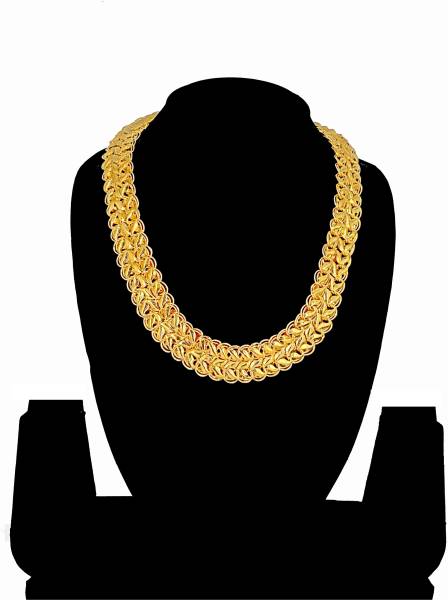 HEM RUPA Gold Plated Brass Design Heavy Beautiful Macho Necklace chain for Men Gold-plated Plated Brass Chain