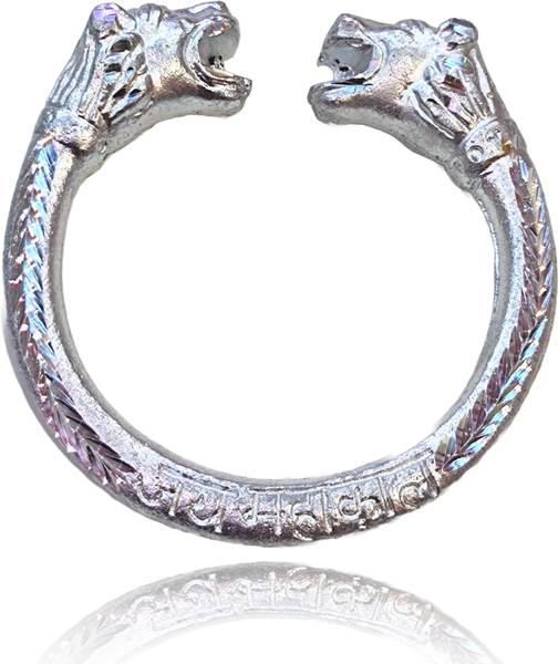 ANVIKA Alloy Silver Coated Kada