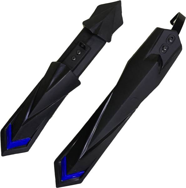BYKING Bicycle Front & Rear Mudguard with long Patti Fitting Color- Black Blue Full Length Front & Rear Fender