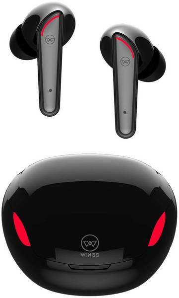 Wings Phantom 250 Gaming TWS Earbuds with 40ms Low Latency 30 hours playtime Bluetooth Gaming Headset Price History