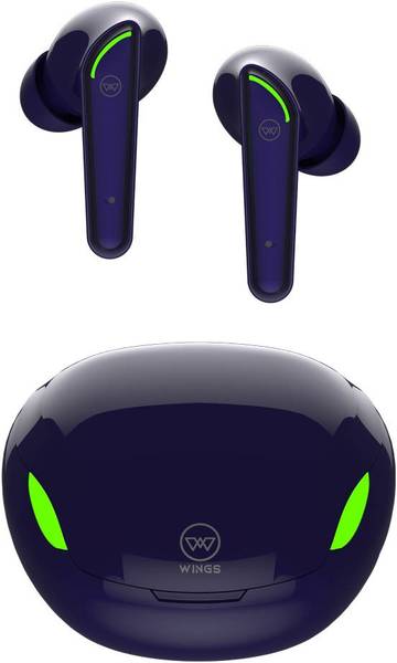 Wings Phantom 250 Gaming TWS Earbuds with 40ms Low Latency, 30 hours playtime Bluetooth Gaming Headset