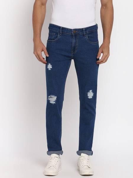 abof by Aditya Birla Slim Men Green Jeans Price History
