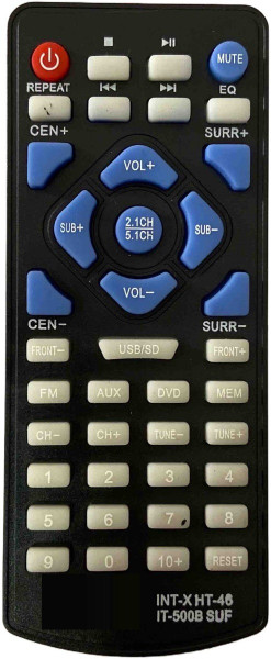 SHIELDGUARD Remote Control IT-500B Compatible for Home Theater System Intex Remote Controller