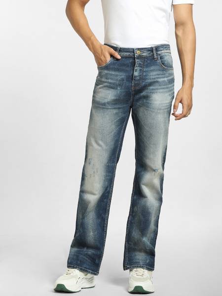 JACK & JONES Boot-Leg Men Blue Jeans