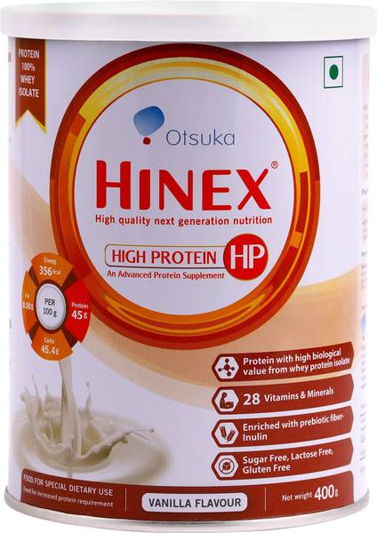 HINEX HP High Protein 400gm An Advanced Protein Supplement Whey Protein