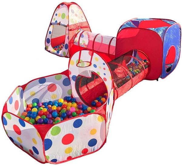 SARASI Best Crawl Tunnel Ball Pool For Kids, Outdoor/Indoor Tent House, Foldable