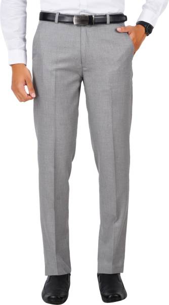 McHenry Regular Fit Men Grey Trousers