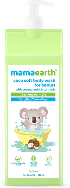 Mamaearth Coco Soft Body Wash For Babies With Coconut Milk & Turmeric