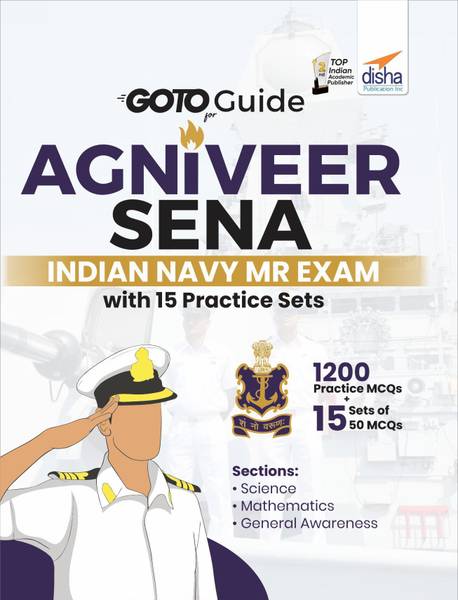 Goto Guide for Agniveer Sena Indian Navy Mr Exam with 15 Practice Sets