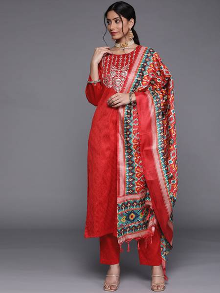 Varanga Women Kurta Pant Dupatta Set