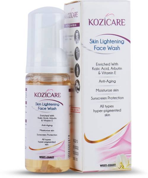 HealthVit Kozicare Skin Lightening Facewash Enriched With Kojic Acid & Arbutin