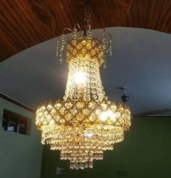 Prmoagen Crystal Big Size Jhhomar Lamp Ceiling Light For Living Room/Hall/Bed Room etc. Chandelier Ceiling Lamp
