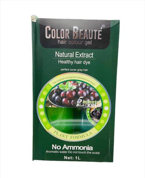 Color Beaute HEALTHY HAIR DYE PLANT FORMULA NEW , BLACK