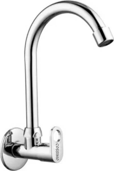 livefast SmartBuy Stainless Steel Oreo Sink Cock With Wall Flange - Set of 1 Bib Tap Faucet