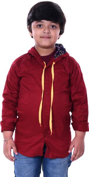 royal prince Boys Solid Casual Blue Shirt