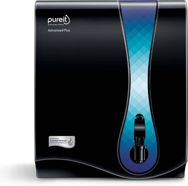 Pureit Advanced Plus RO+MF+MP 7 L RO + MF Water Purifier  (Black)