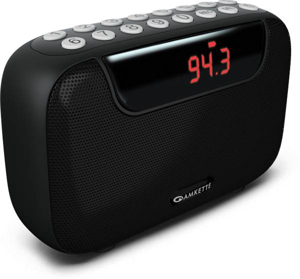 AMKETTE Pocket Blast Bluetooth Speaker with FM, FM and Voice Recording, USB/SD Card and AUX FM Radio