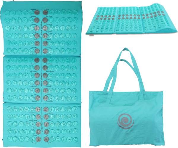 Core Asana Acupressure Mat Acupuncture Mat for Stress Relief, Sciatica, Back , Neck Pain Relief and Muscle Relaxation The AcuTech Mat Massager