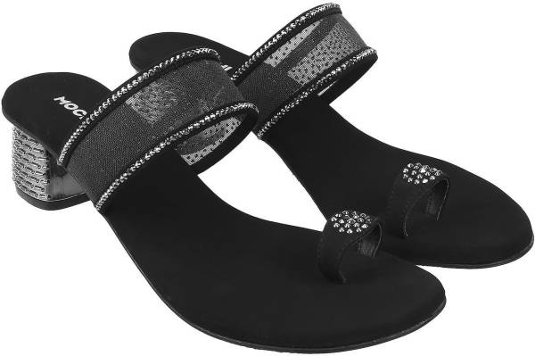 MOCHI Women Black Heels - Price History