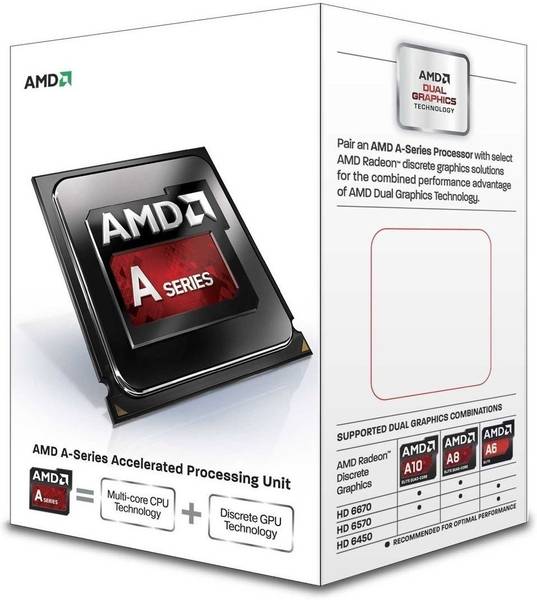 amd A8 -7600 3.8 Ghz FM2 Socket 4 Cores Processor