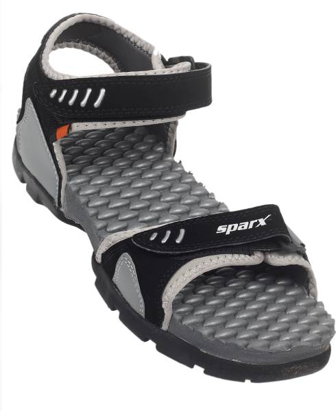 Sparx SS 103 Men Black Sports Sandals
