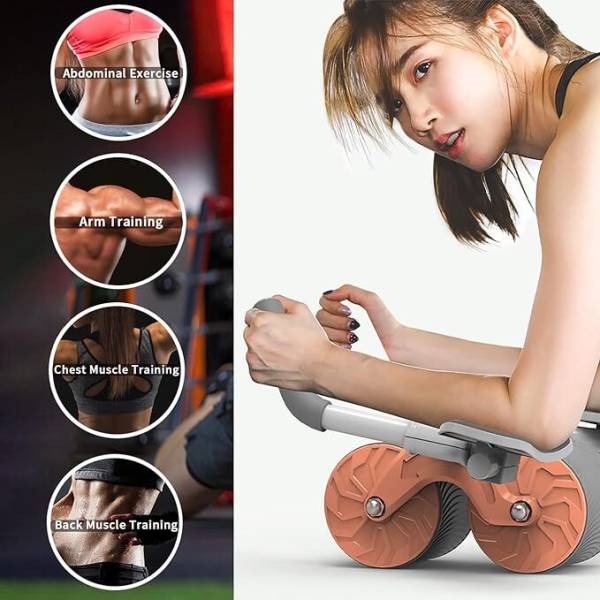 Whipbird Automatic Rebound Abdominal Roller, Abdominal Muscle Roller Ab Exerciser
