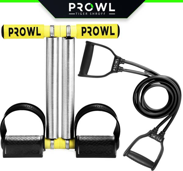 PROWL by Tiger Shroff Tummy Trimmer for Belly Fat Loss & Resistance band for Workout Ab Exerciser