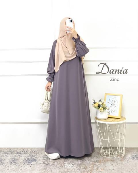 Emaan Outfit Cotton Blend Self Design Abaya With Hijab