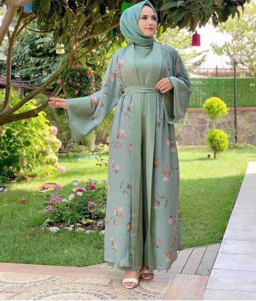 ovais abaya collection Nida Matte Solid Burqa With Hijab