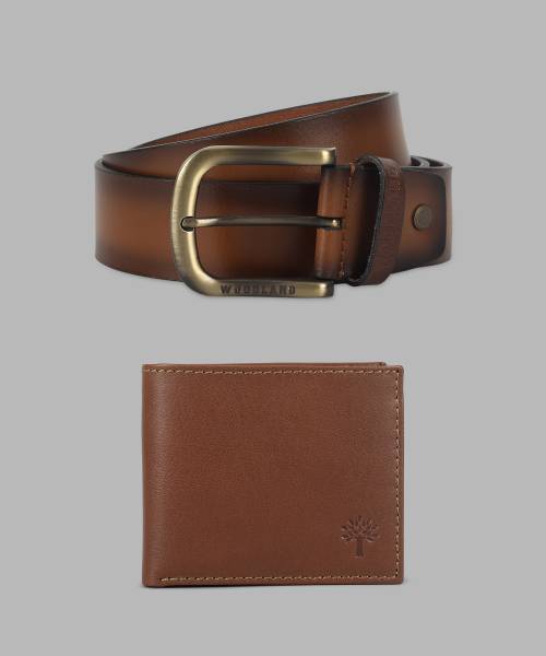 WOODLAND Wallet & Belt Combo