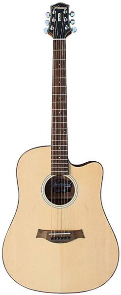 Westwood DC-10 (NAT) Dreadnought Cutaway Acoustic Guitar Spruce Rosewood, Mahogany Right Hand Orientation