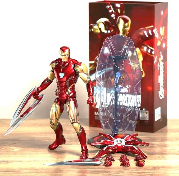 FOZZO-SK New IRON MAN Endgame Mark Suit Avengers ZD Toys Action Figure Movie Model 7 inch