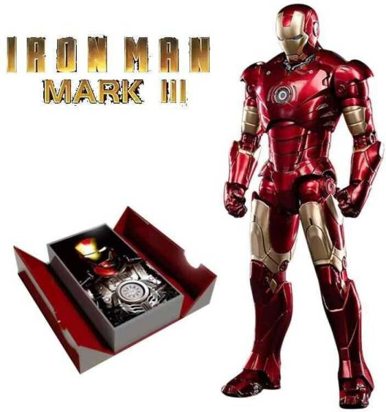 Delite New IRON MAN Action Figure Mark 3 Suit ZD Toys Avengers Movie Model