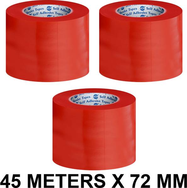 VCR Acrylic Transparent Adhesive Heat Resistant 45 Meters in Length 72mm Width 3 Pc 45 m Double-sided Tape