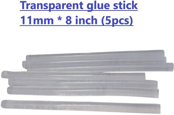 box of joy 11MM X 200MM ADHESIVE GLUE STICKS FOR TRIGGER ELECTRIC HOT MELT GLUE GUN (5pcs) Adhesive