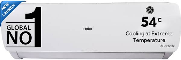 Haier 2024 Model 1.5 Ton 3 Star Split Inverter with Turbo Mode, Micro Anti-Bacterial Filter, 54 High Ambient Performance, Frost Self-Clean, 20 Mtrs Ai...