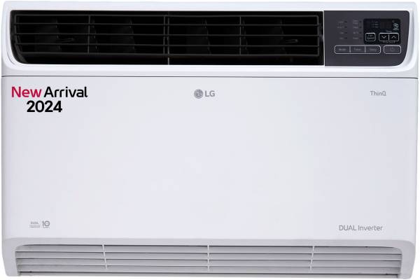 LG Convertible 4-in-1 Cooling 2024 Model 1.5 Ton 3 Star Window Dual Inverter AC with Wi-fi Connect - White
