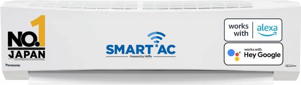 Panasonic 1 Ton 5 Star Split Inverter AC with Wi-fi Connect - White