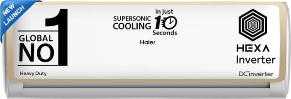 Haier 1 Ton 5 Star Split Inverter AC - White
