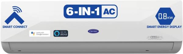 CARRIER 2025 Model 1 Ton 5 Star Split Inverter AC with Wi-fi Connect - White