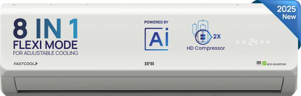 IFB 1.5 Ton 5 Star Split Inverter AC - White